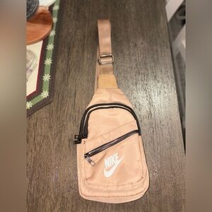 Nike Beige Crossbody Belt Bag